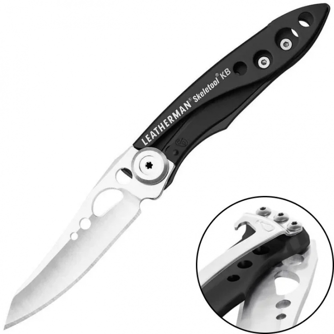 Многофункциональный нож LEATHERMAN SKELETOOL KB BLACK&SILVER 833175