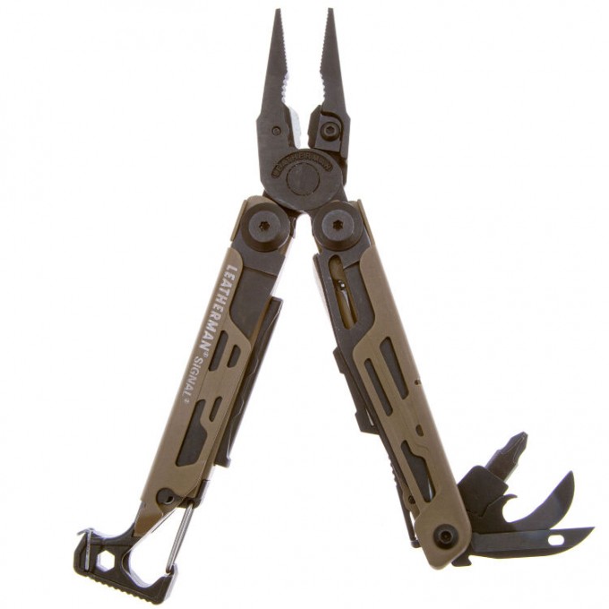 Мультитул LEATHERMAN SIGNAL COYOTE с нейлоновым чехлом 832404